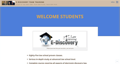 Desktop Screenshot of e-discoveryteamtraining.com